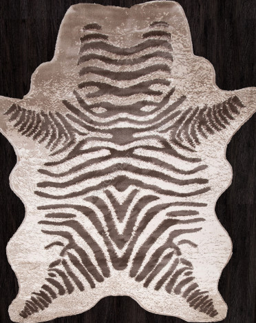 Ковер турецкий 00840A SAFIR (PP Heatset Высокоплотный, бежевый)