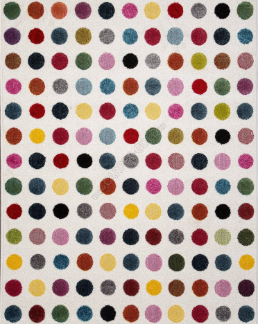 Ковер российский C103 RIO (Фризе, белый)