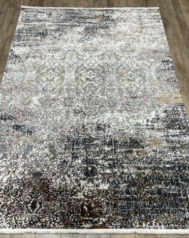 Ковер турецкий 9618A DALIA (Акрил, черный, серый)