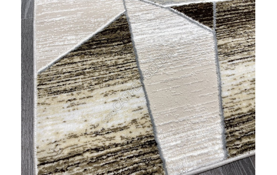 Турецкий ковер 40676D_ACIK GRI / KOYU GRI