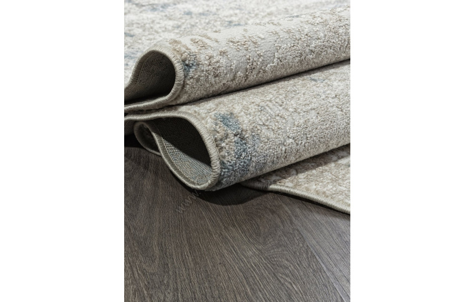 Ковер F232 - BEIGE-BLUE - Овал - коллекция NATUREL