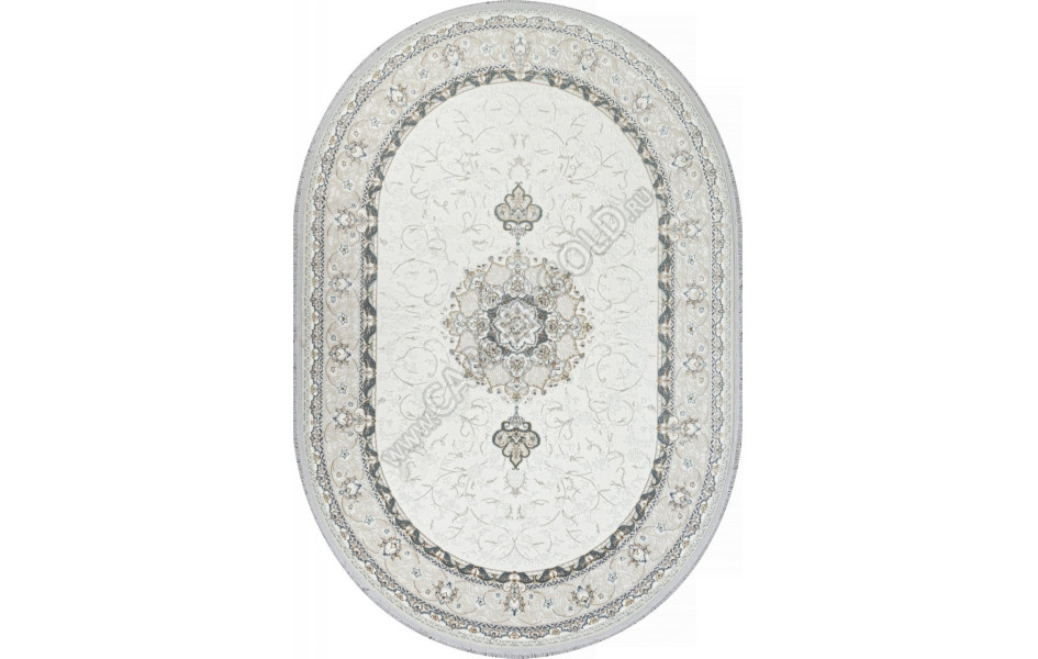 Ковер 29765Y - CREAM / CREAM - Овал - коллекция SANDALI